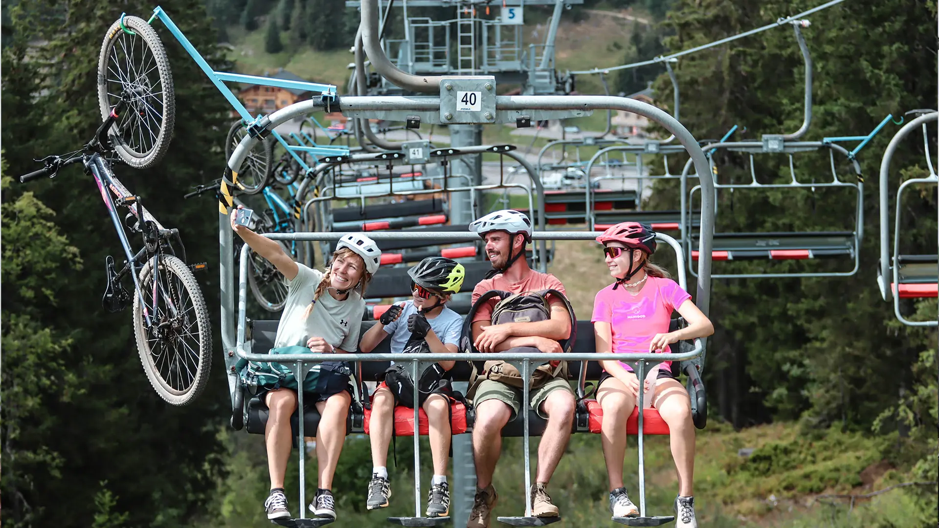 Piste verte descendante Aiglon_Manigod