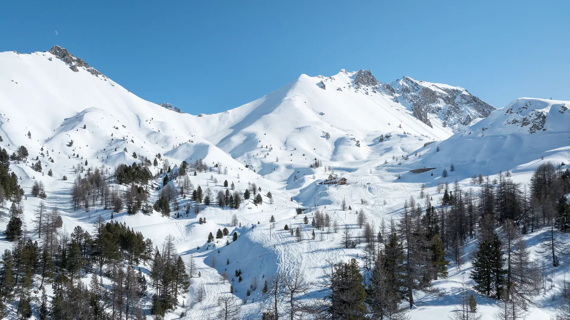 Col de l'Izoard en hiver