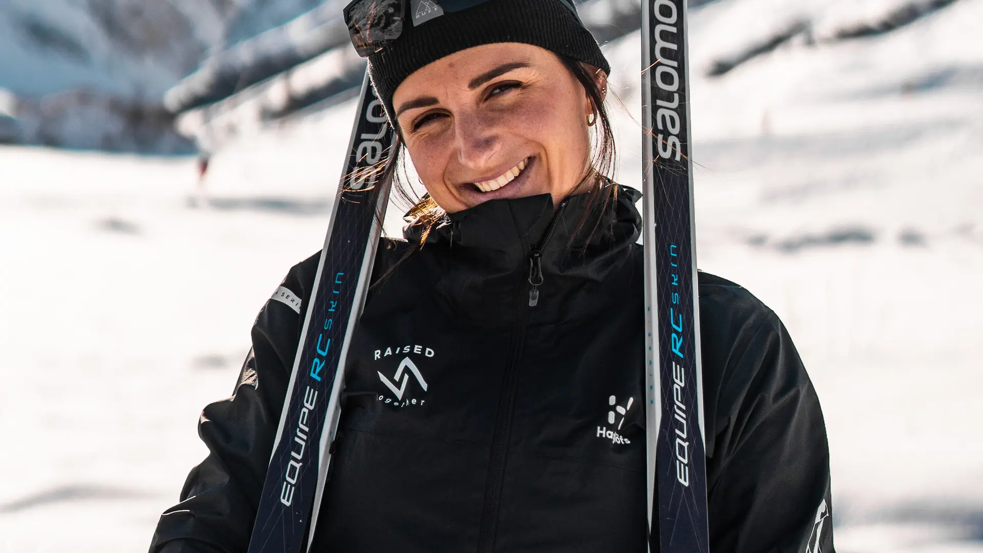 Ski de fond et biathlon avec Léna Arnaud à Val d'Isère