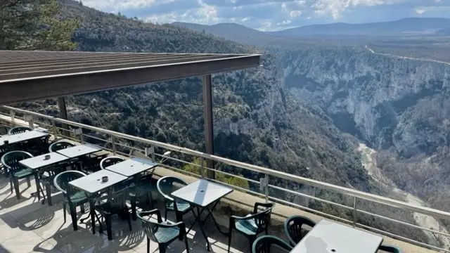 Terrasse Chalet de la Maline