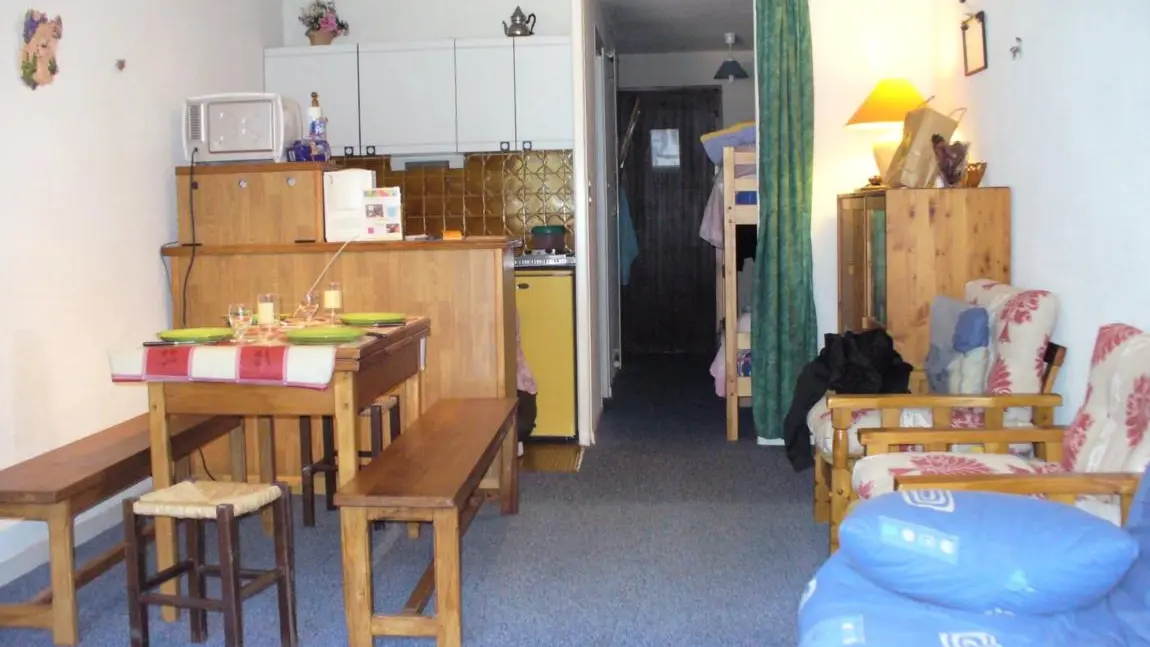 Dining and sleeping area