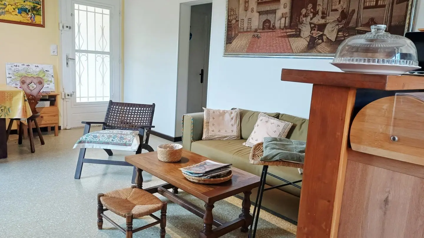 Salon ouvert pour plus de convivialité