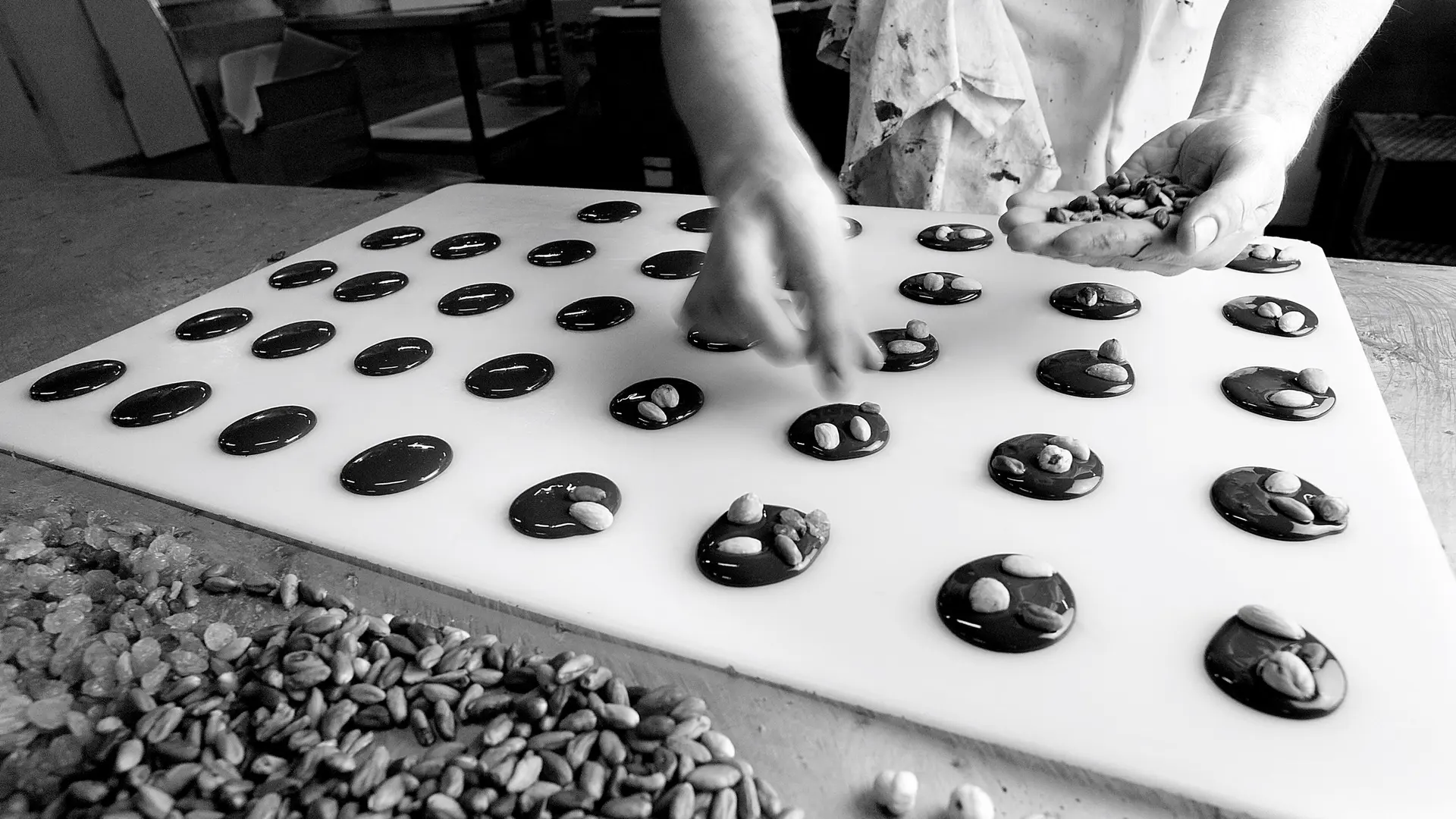 fabrication manuelle des mendiants