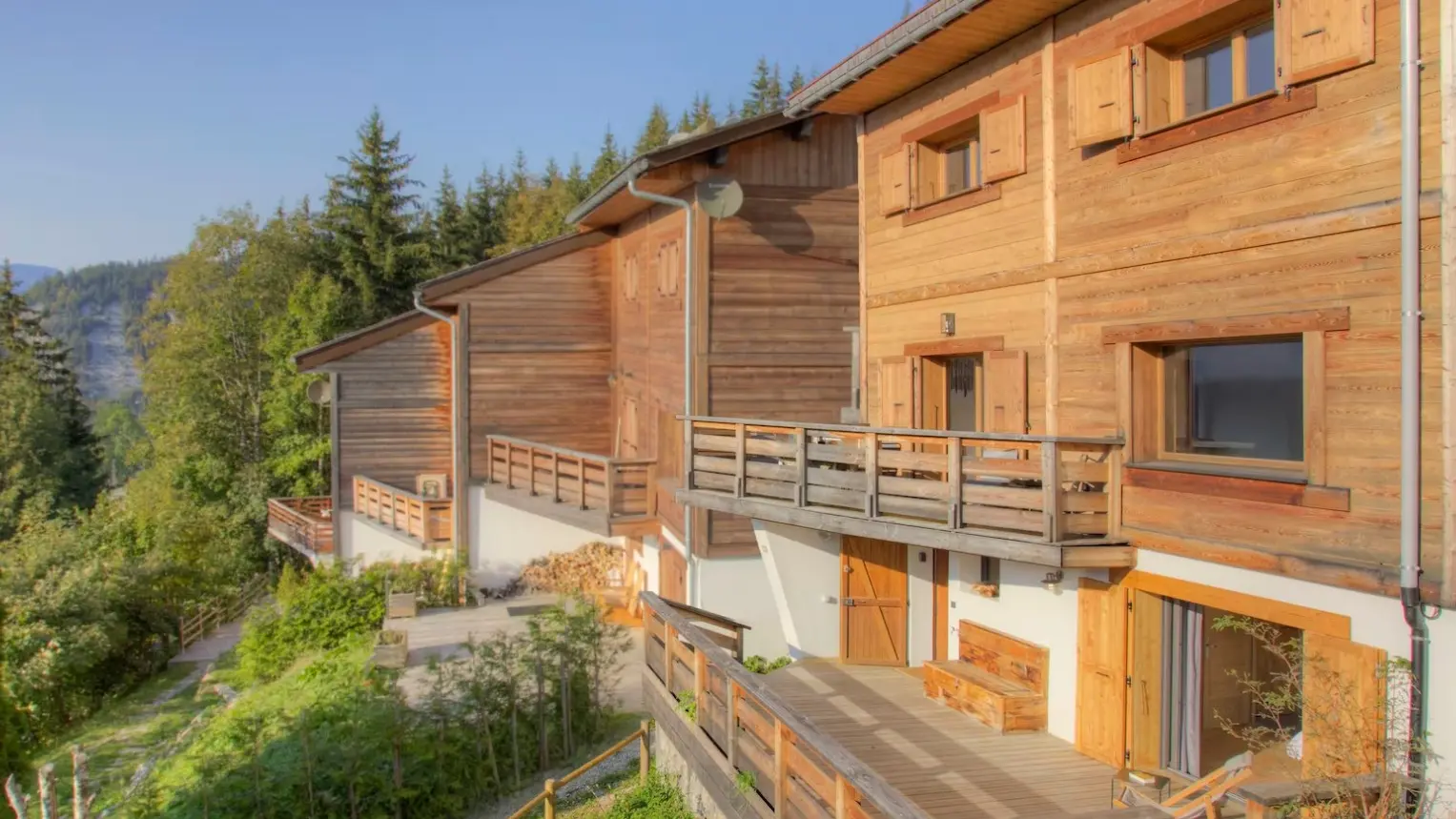 Vue extérieure du chalet