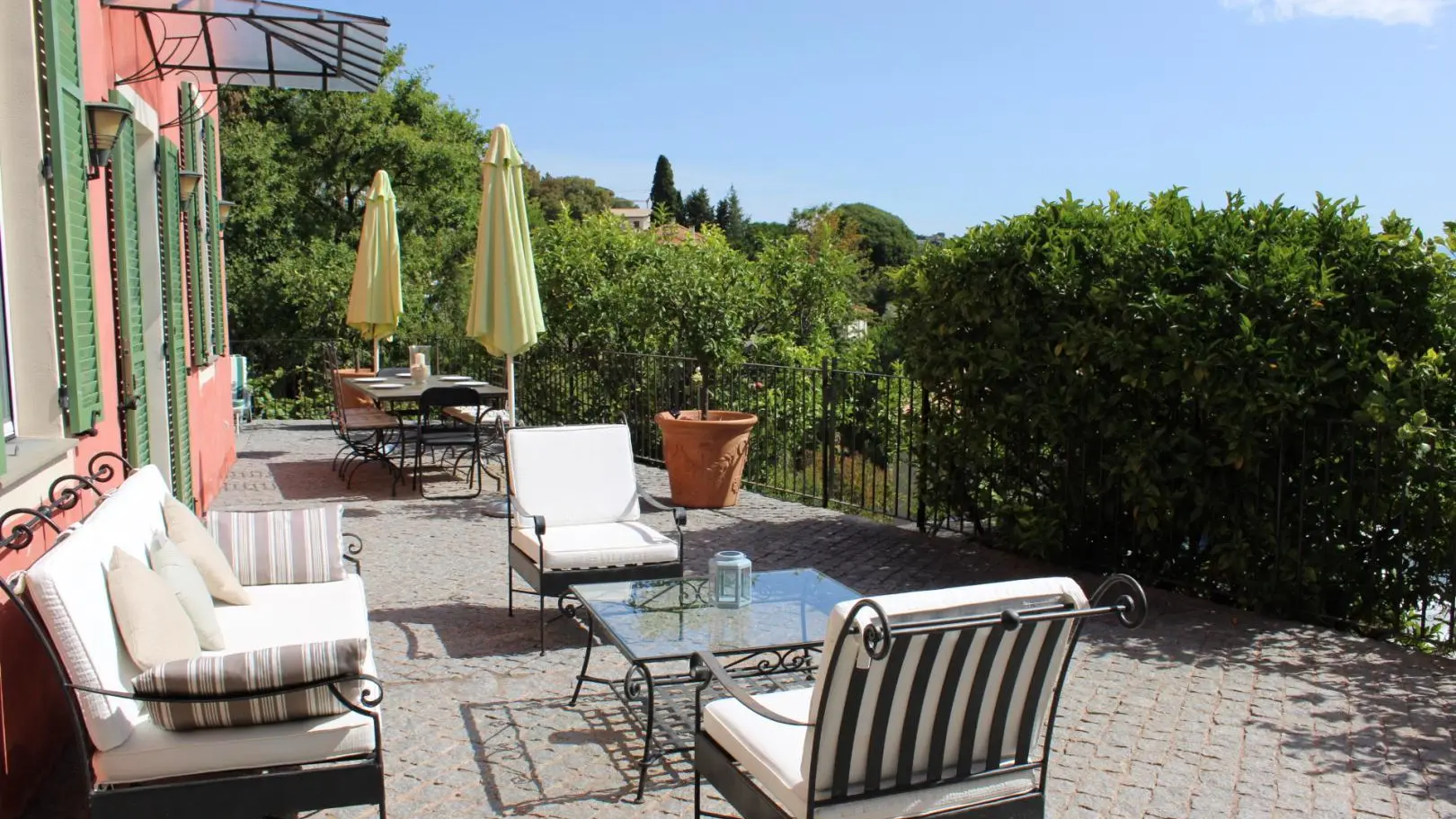 Gîte la Bastide - Terrasse - Gîtes de France Alpes-Maritimes