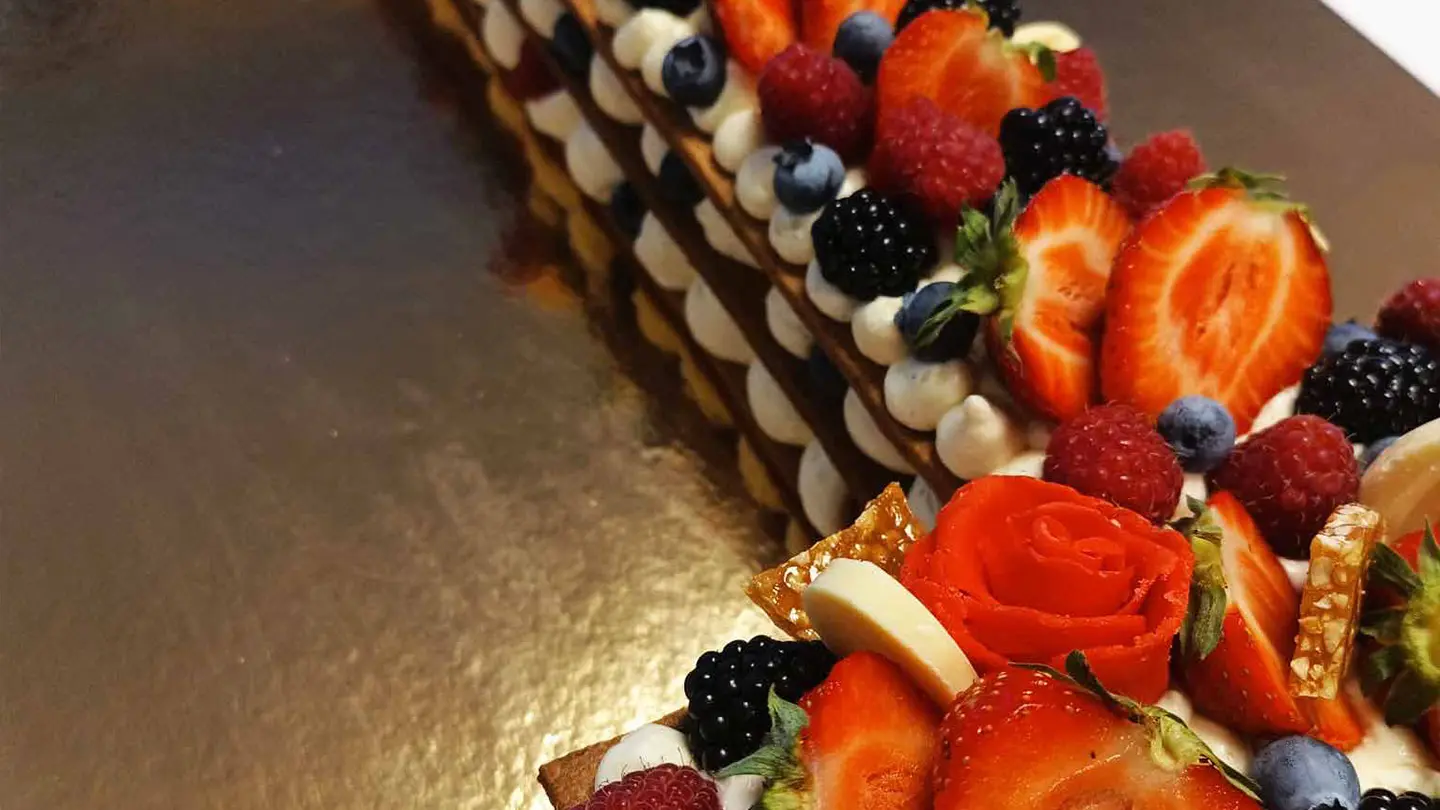 Prepration de gateau et patisserie avec des produits frais