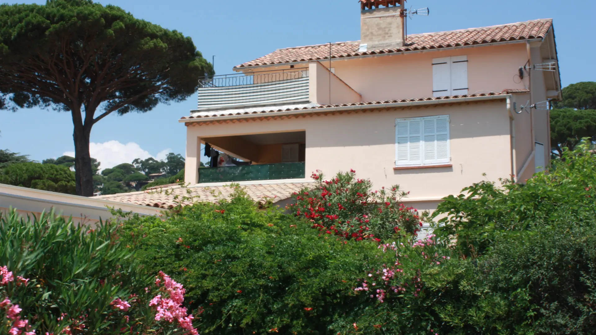 Vue de la villa