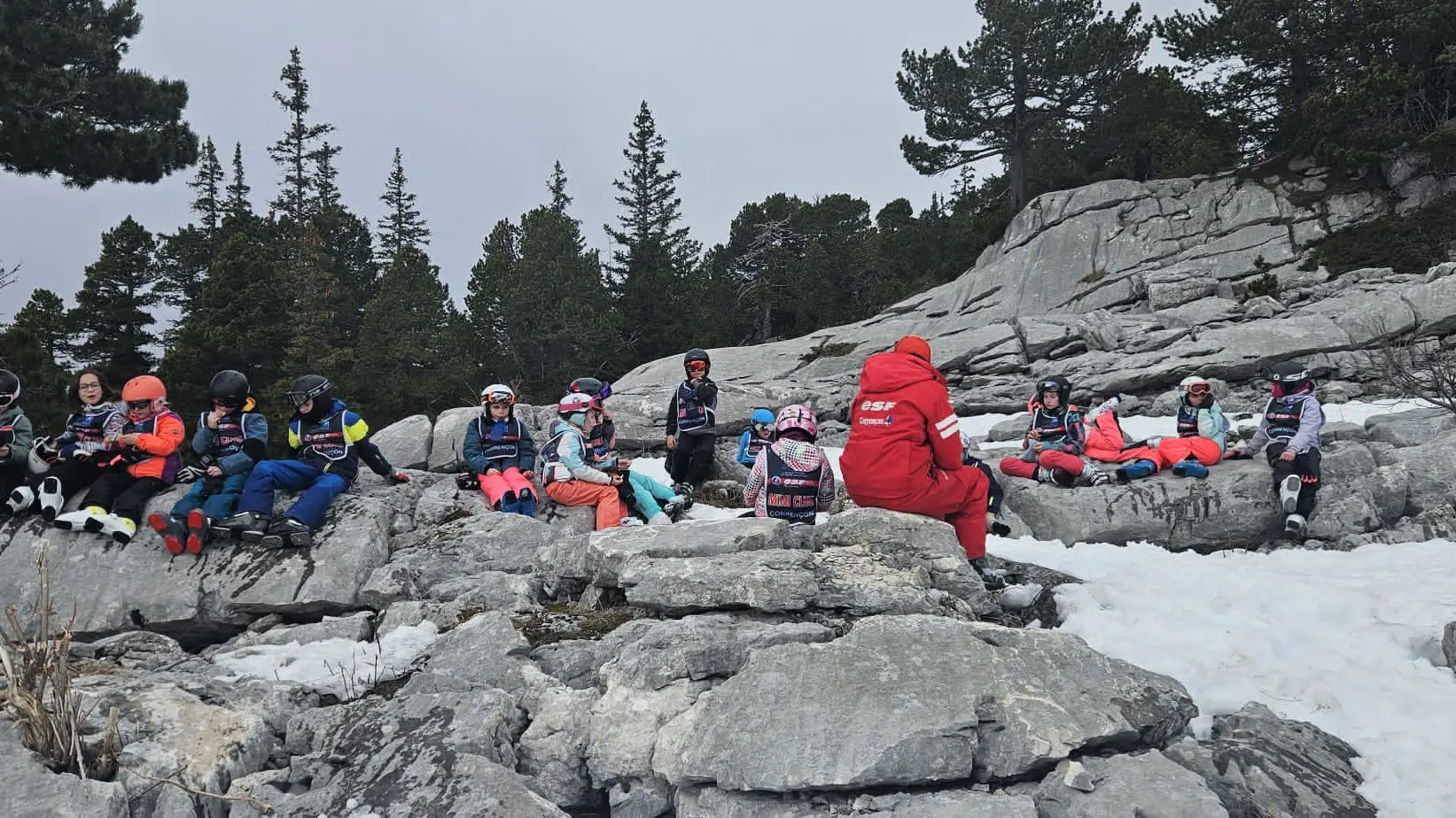 esf Corrençon gouter au sommet