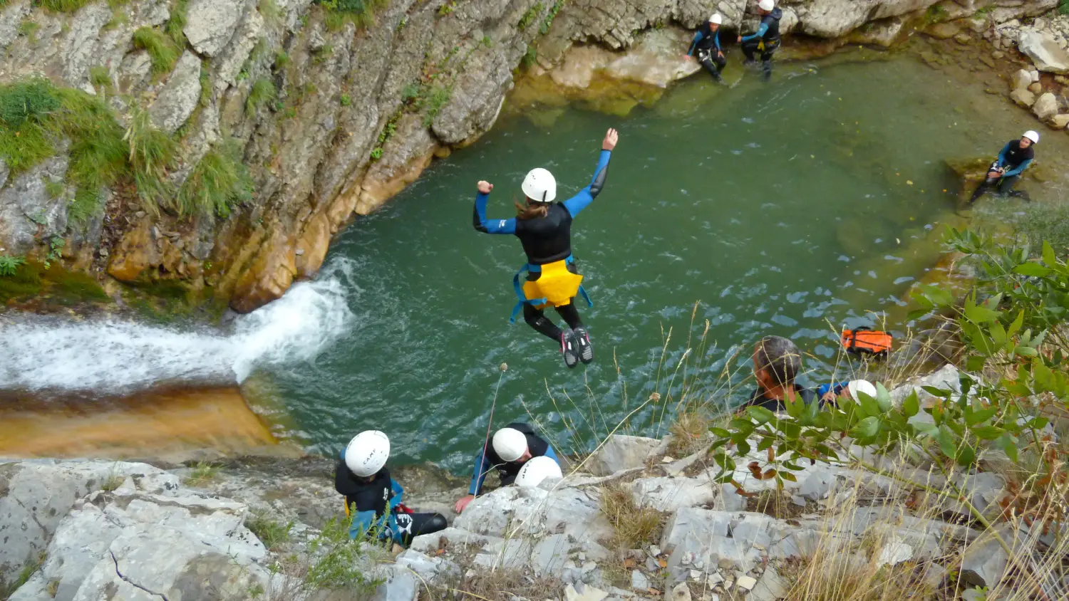 Canyoning avec Guides Esprit Montagne