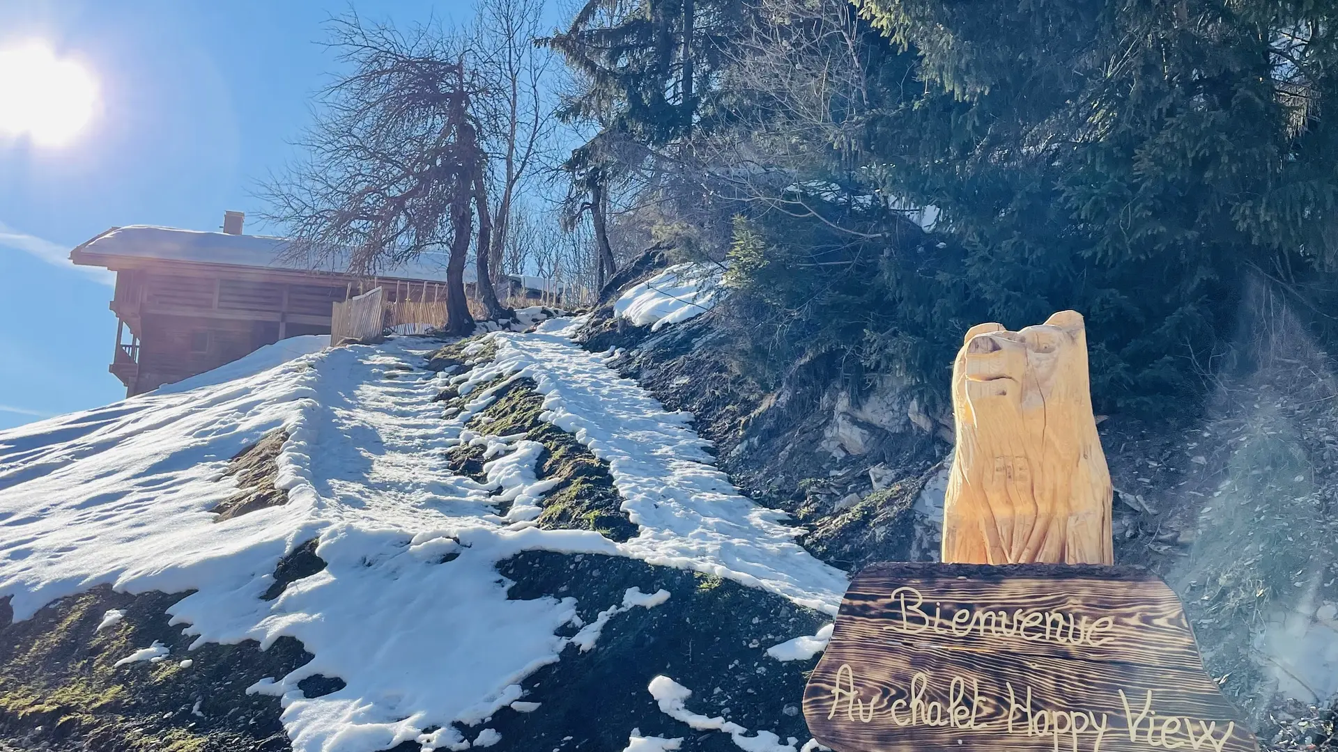 Accès chalet