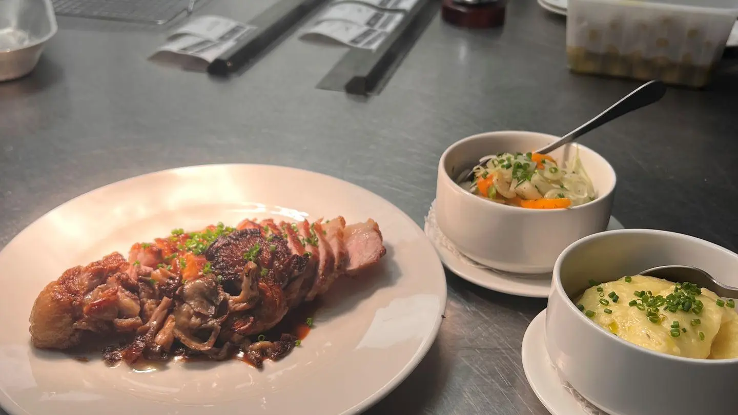 plat de viande et accompagnement