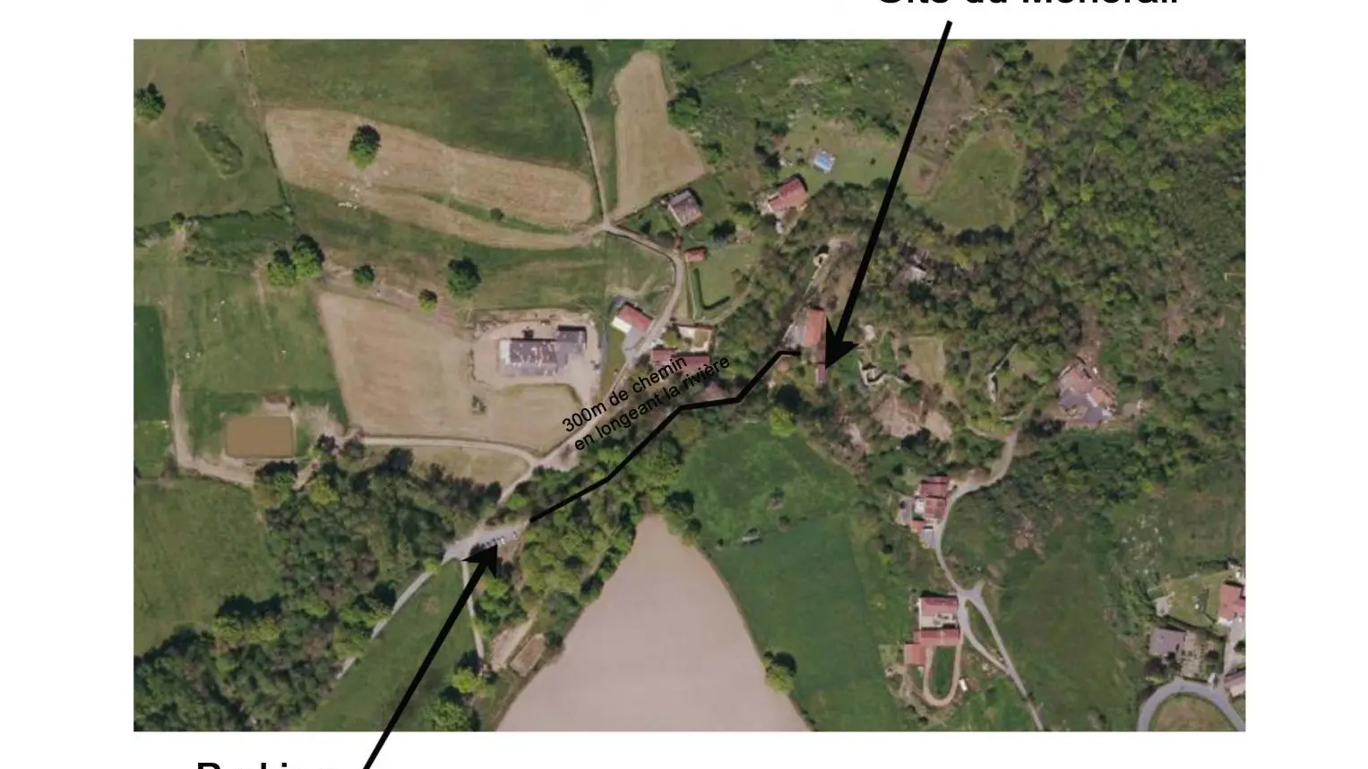 Plan d'accès du gîte.