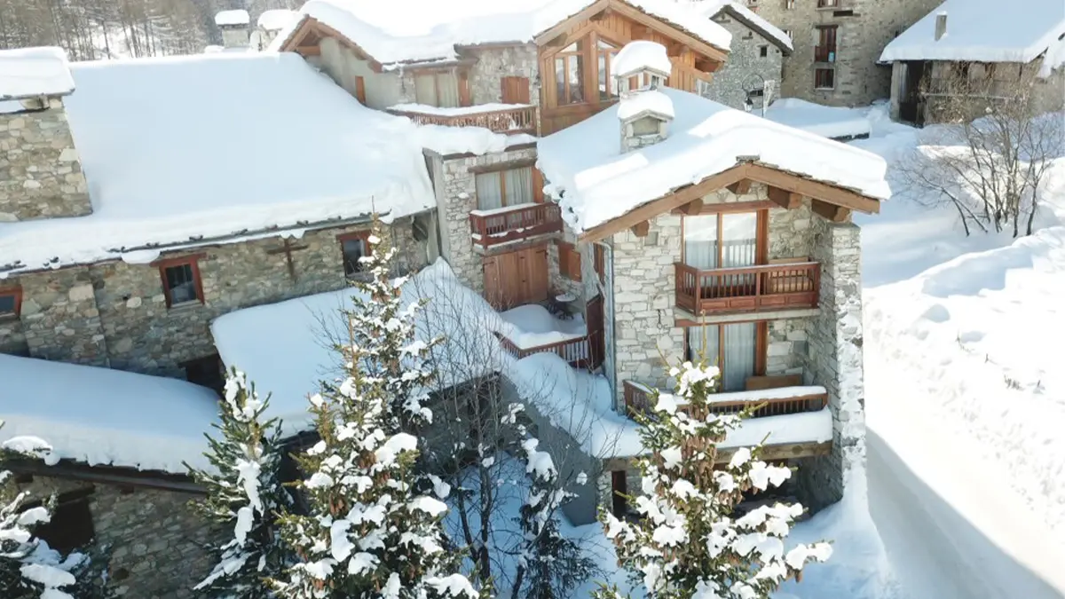 Extérieur hiver chalet Barmaz_Val d'Isère