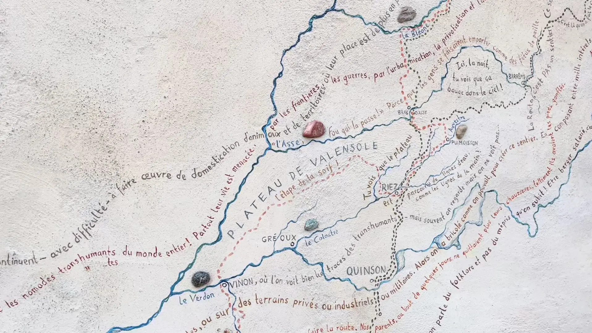 Détail de la fresque