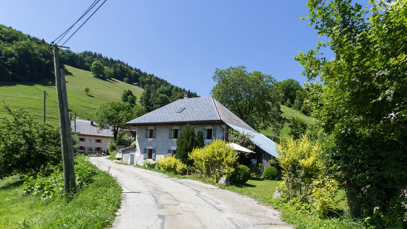 Le gîte en arrivant