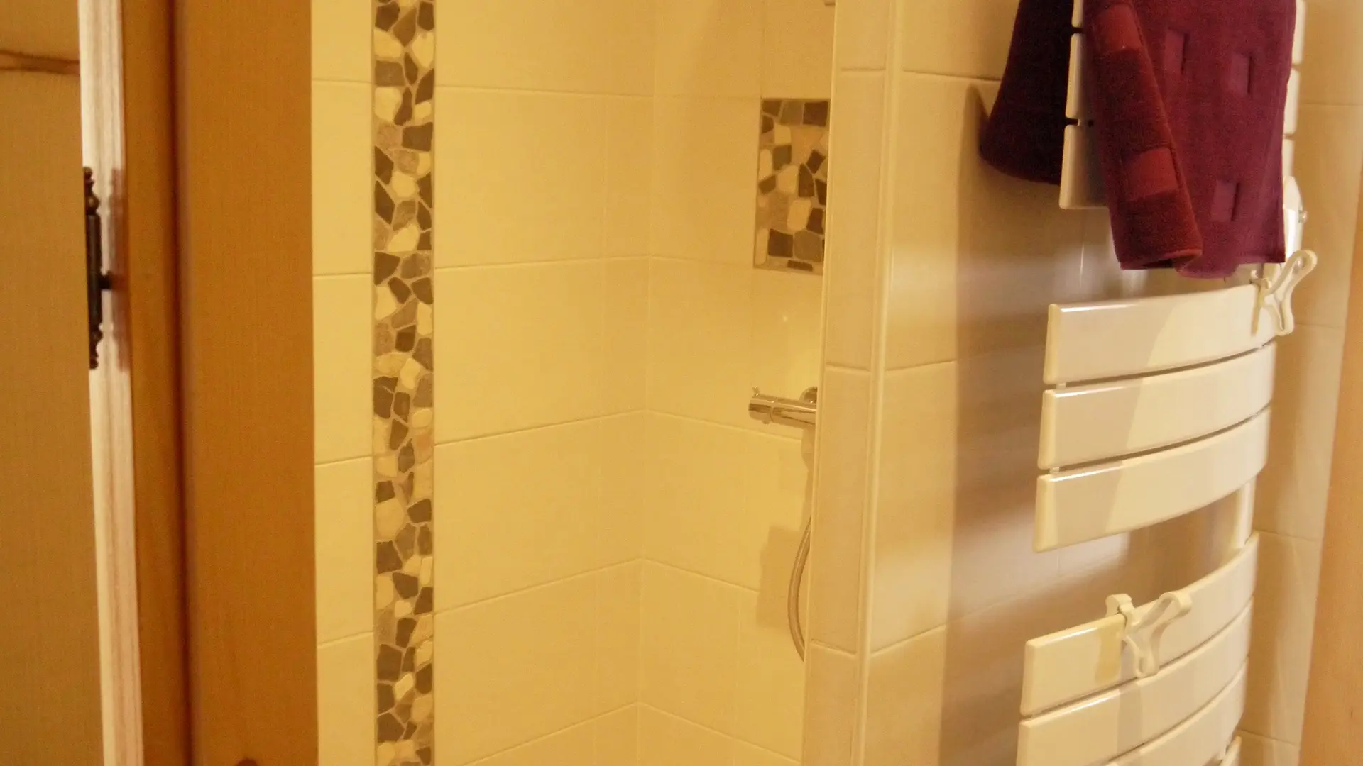 Salle de bain avec douche/Bathroom with a shower-Chalet Panorama-le Grand-Bornand