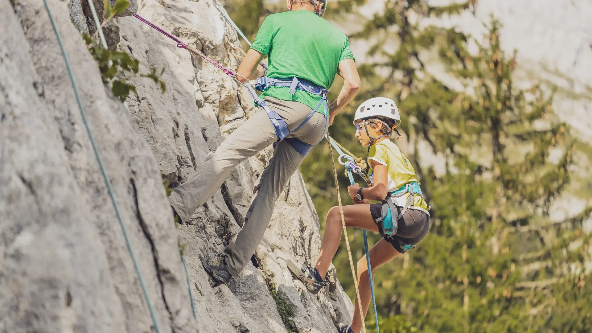 Stage d'escalade au Grand-Bornand pour les 8-12 ans
