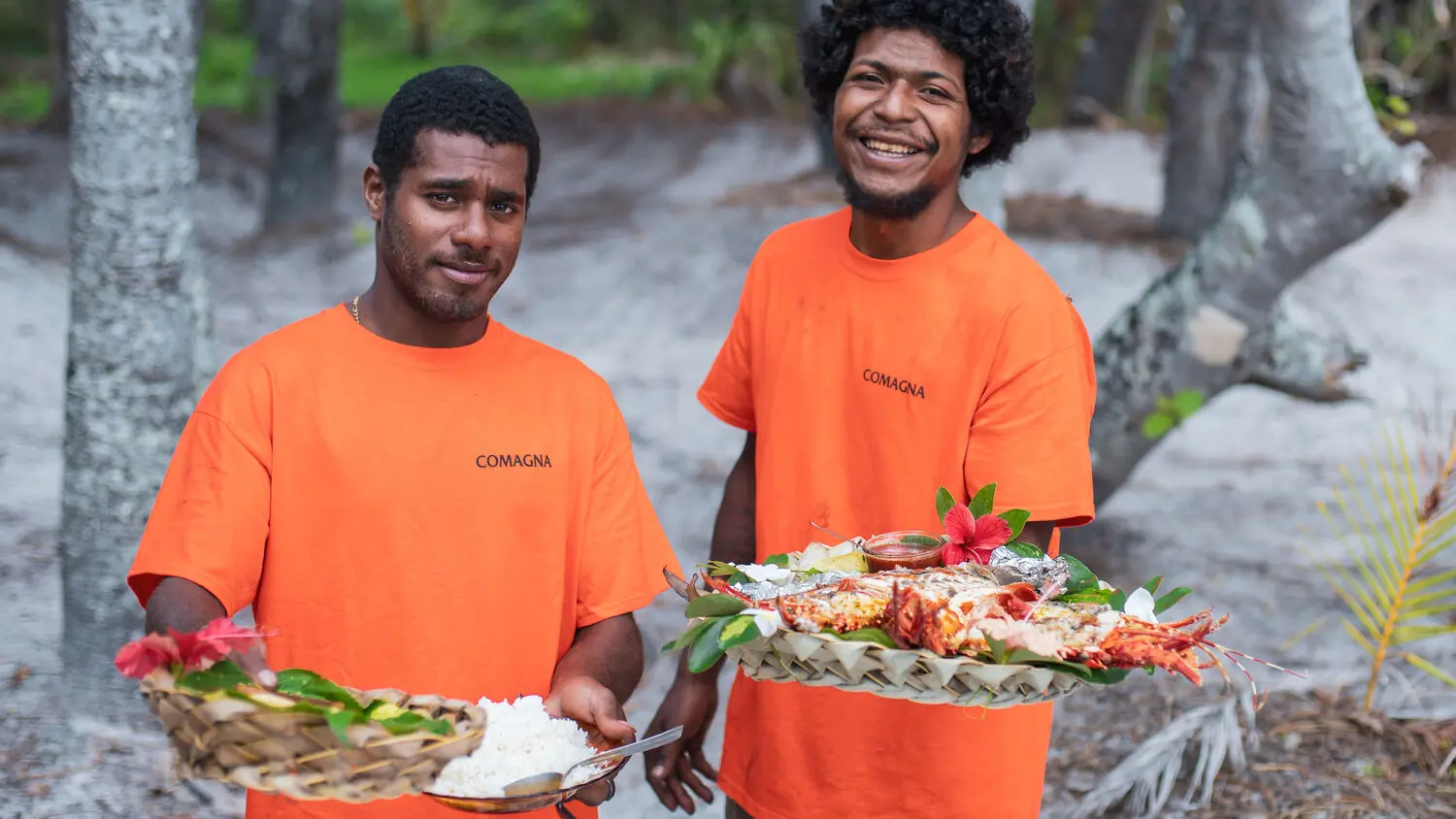 Contact local providers to enjoy fresh, local lobsters on the Brush Island on the Isle of Pines