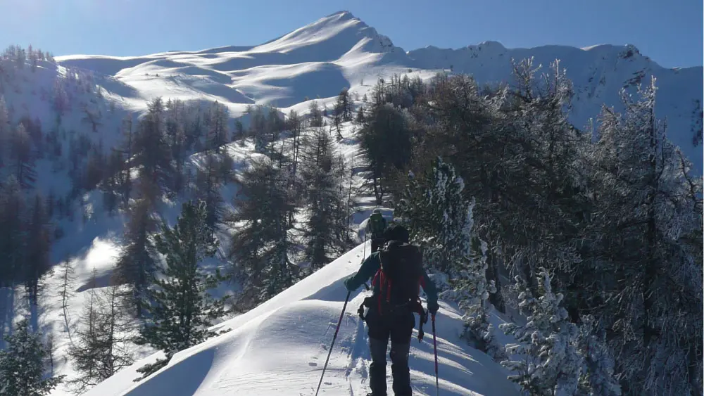 Ski de randonnée avec l'ESF de Névache