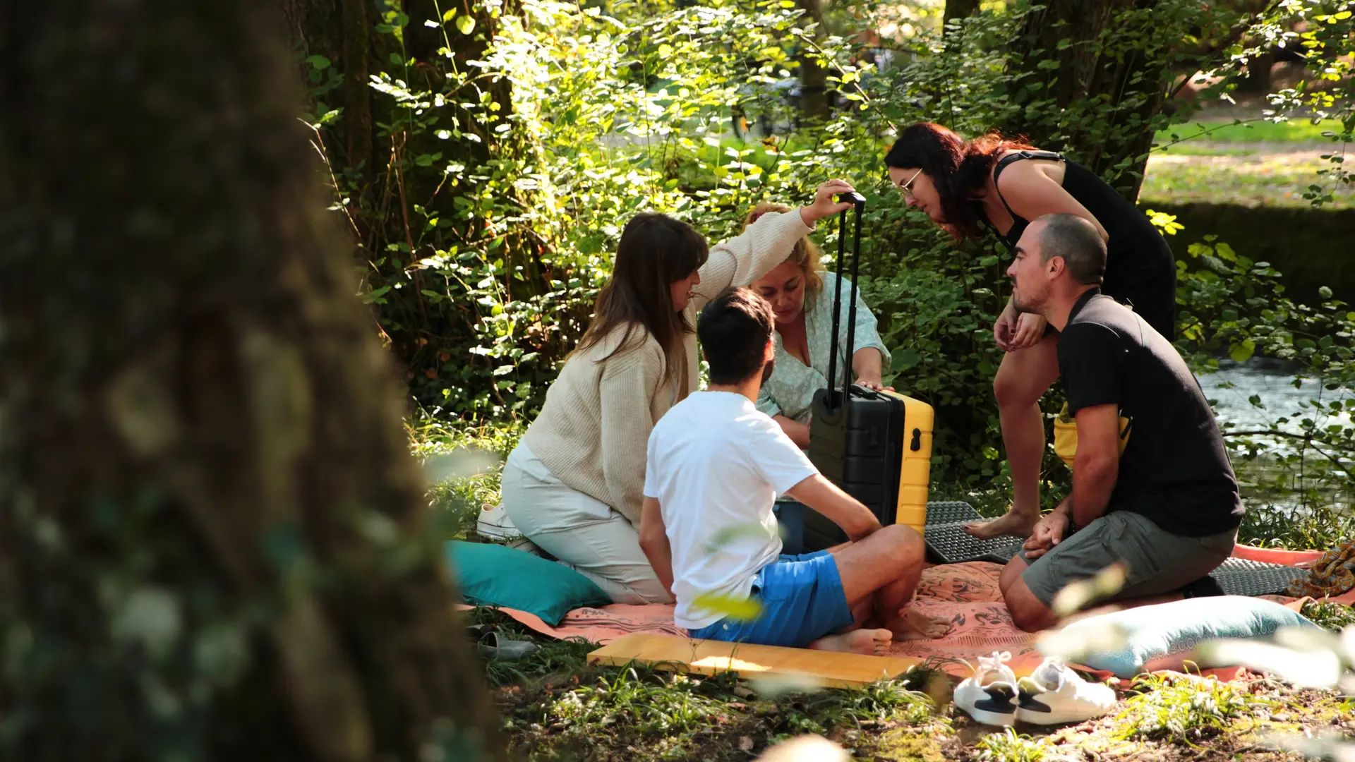 réception de la valise