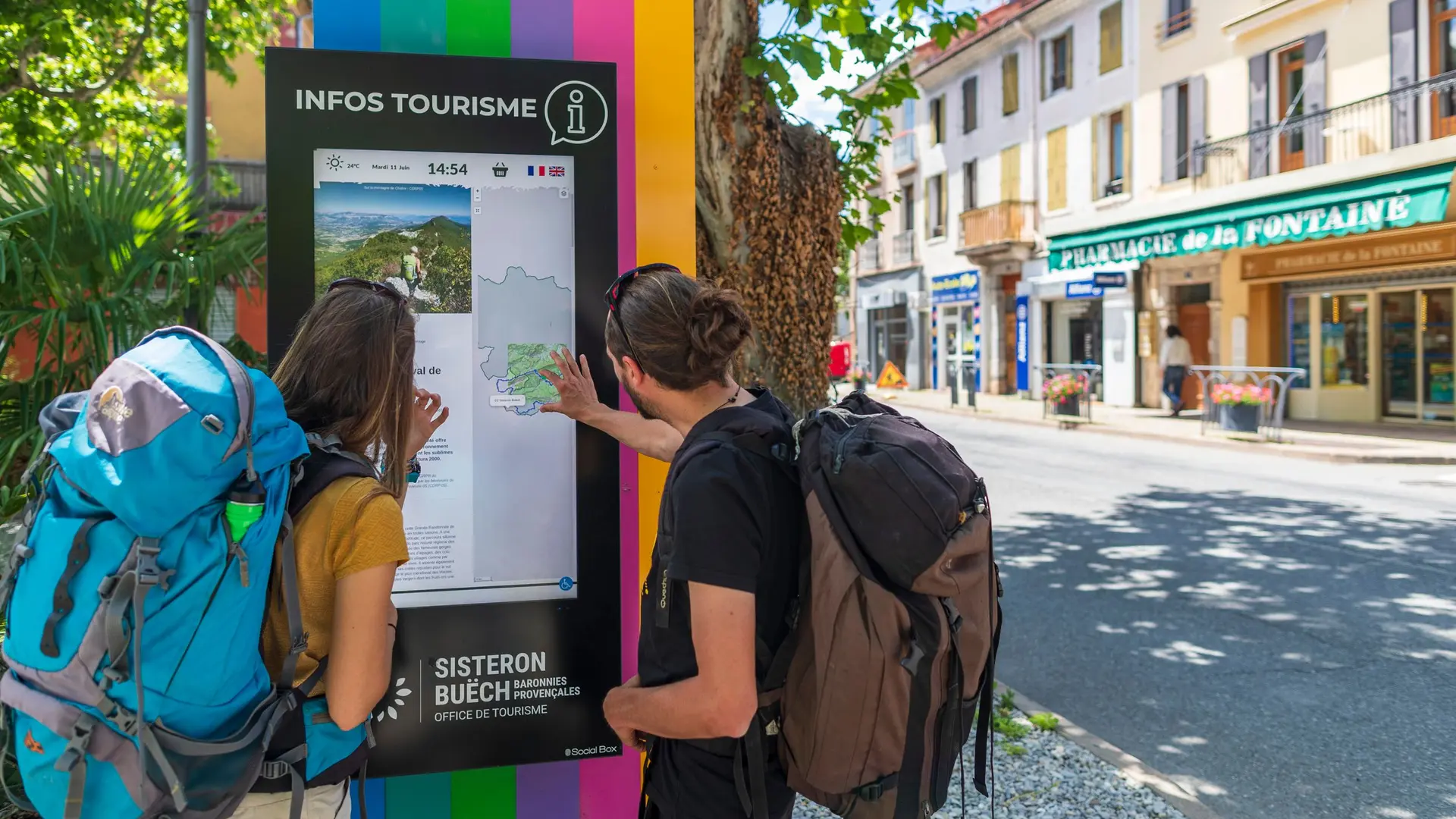 Borne numérique de Laragne