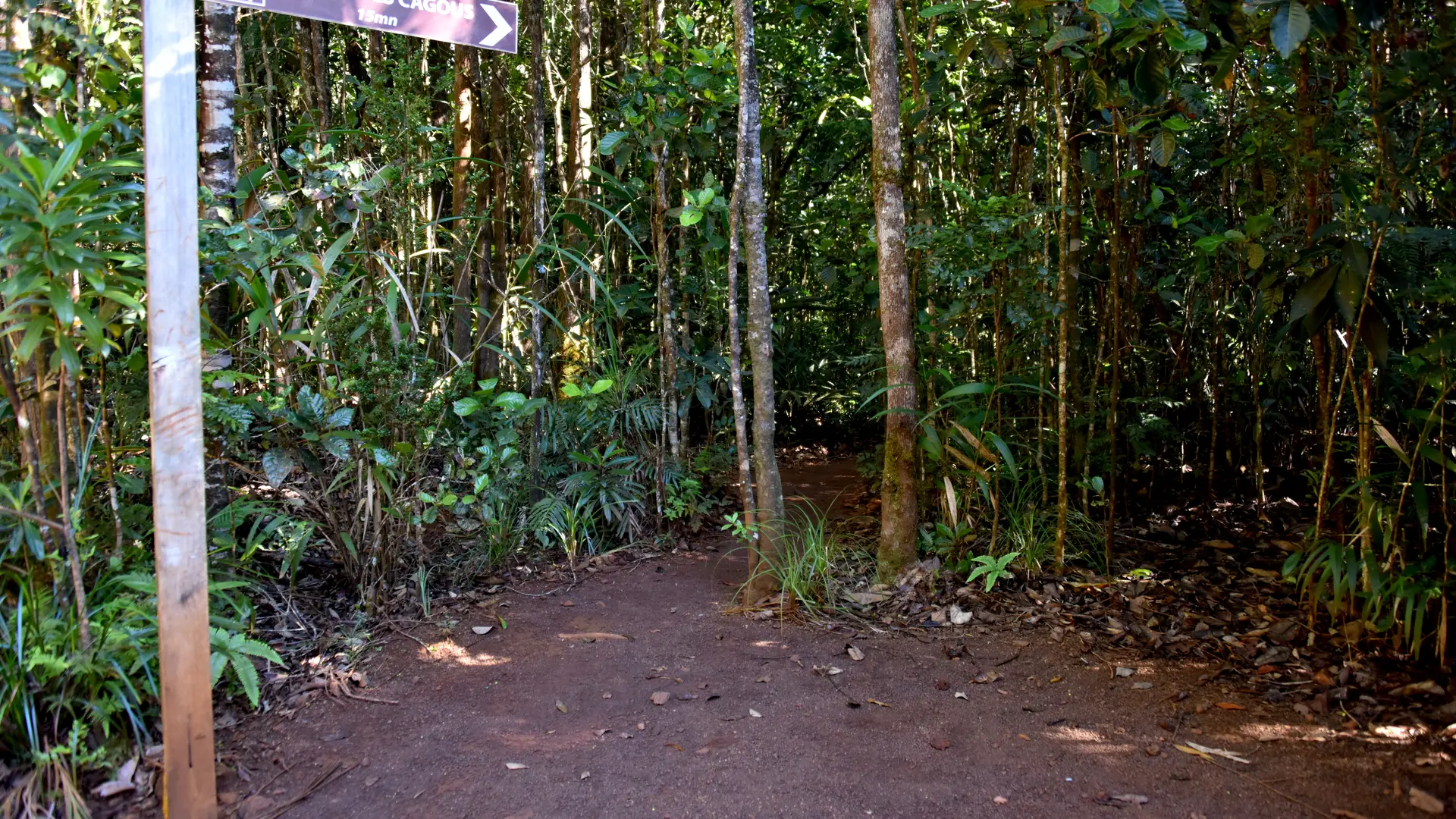 Entrée du sentier