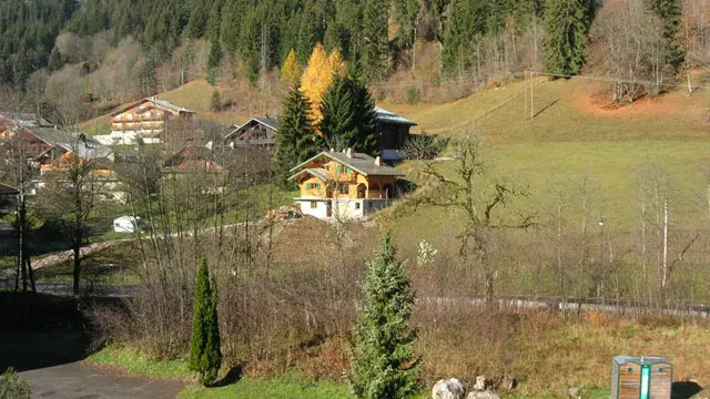 Vue du balcon en été