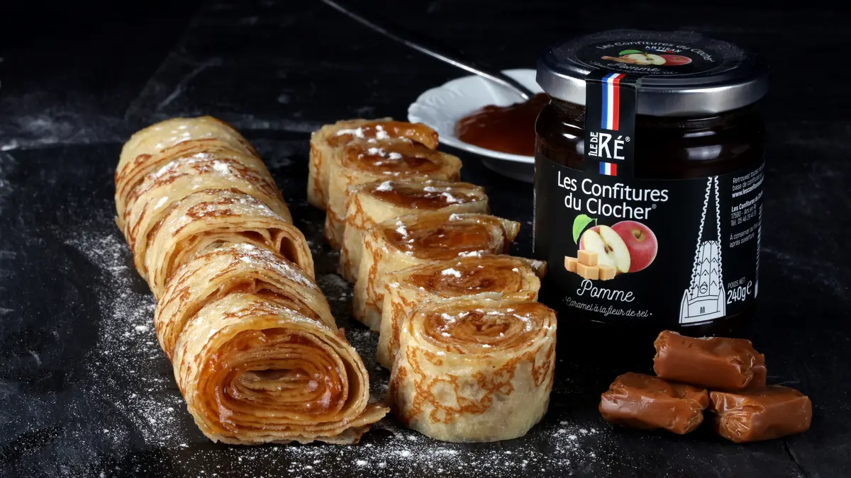 Mermelada y panqueques