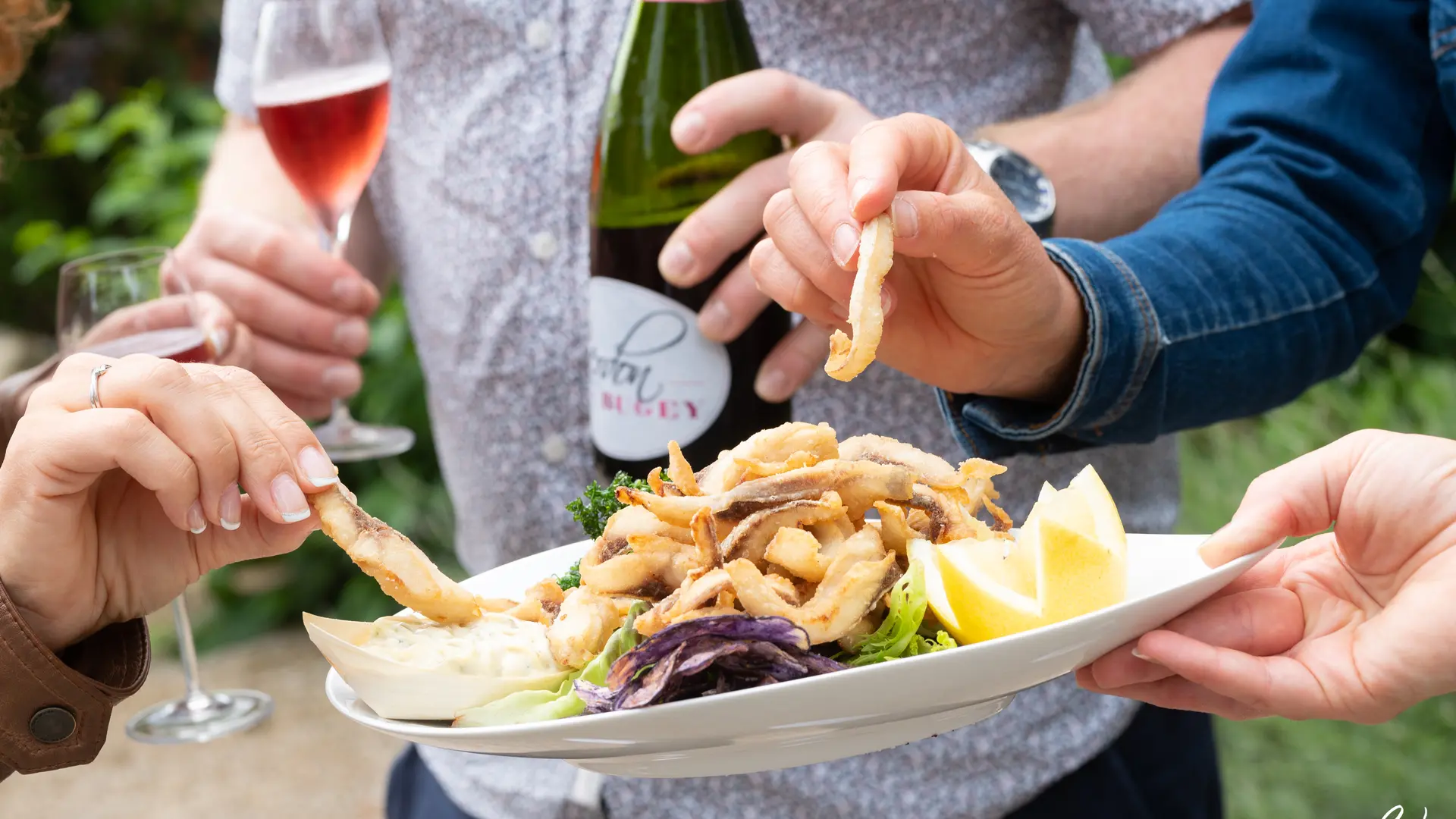 Plat de Goujonnette aux Platanes