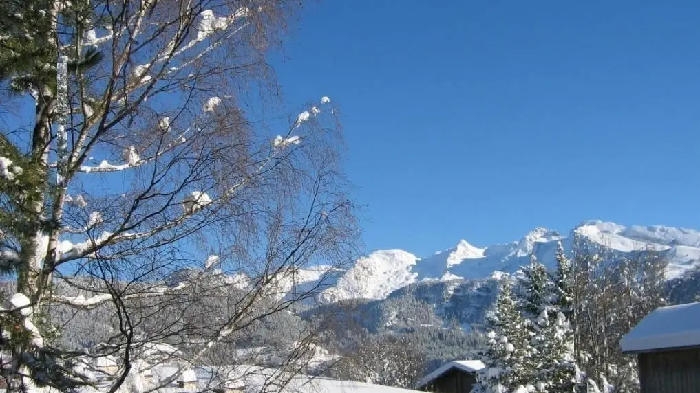 Les Aravis depuis le chalet