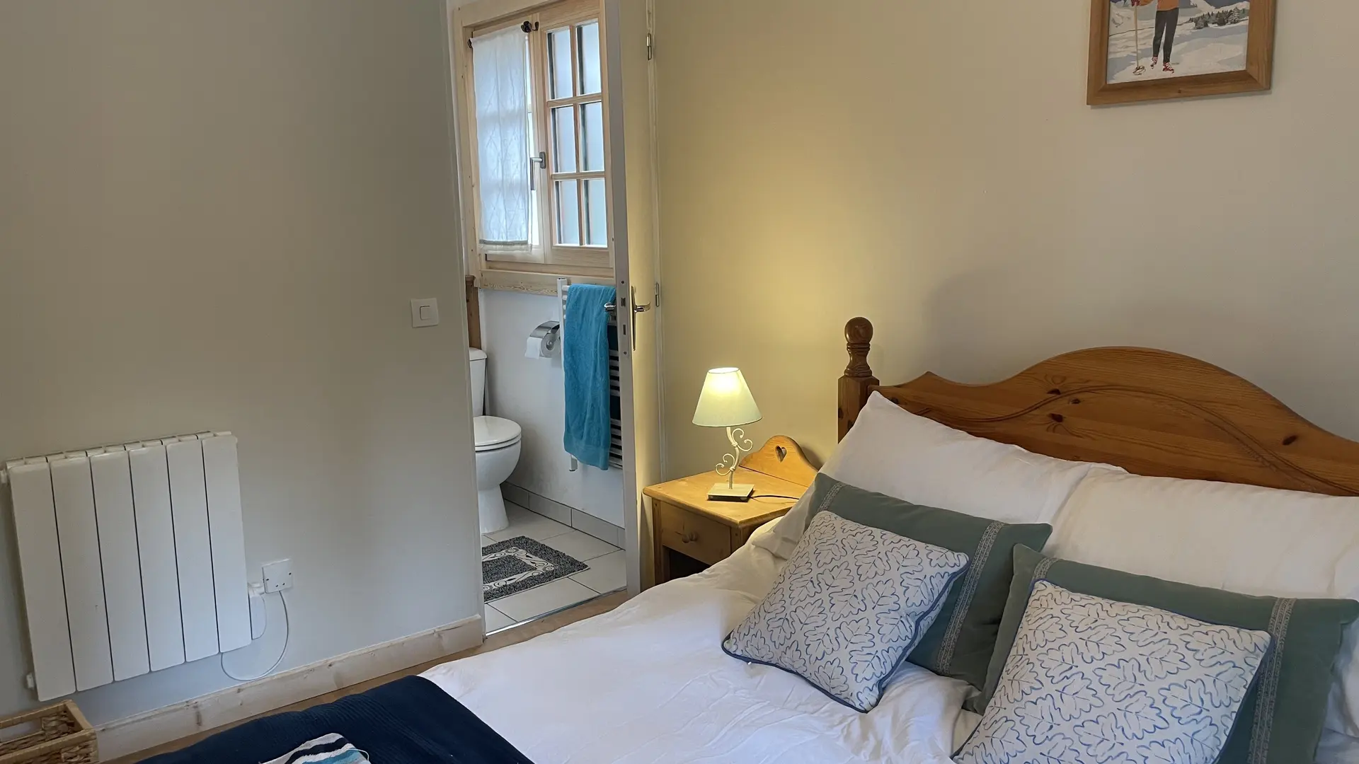 Chambre double avec salle de bain