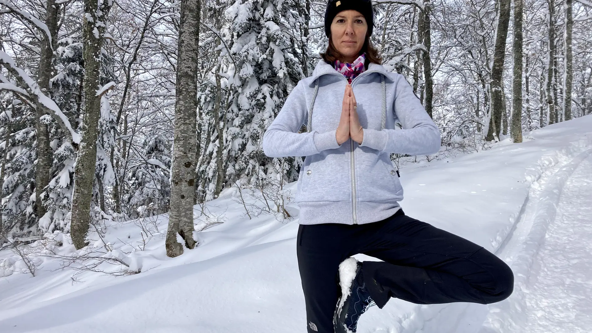 Posture dans la neige