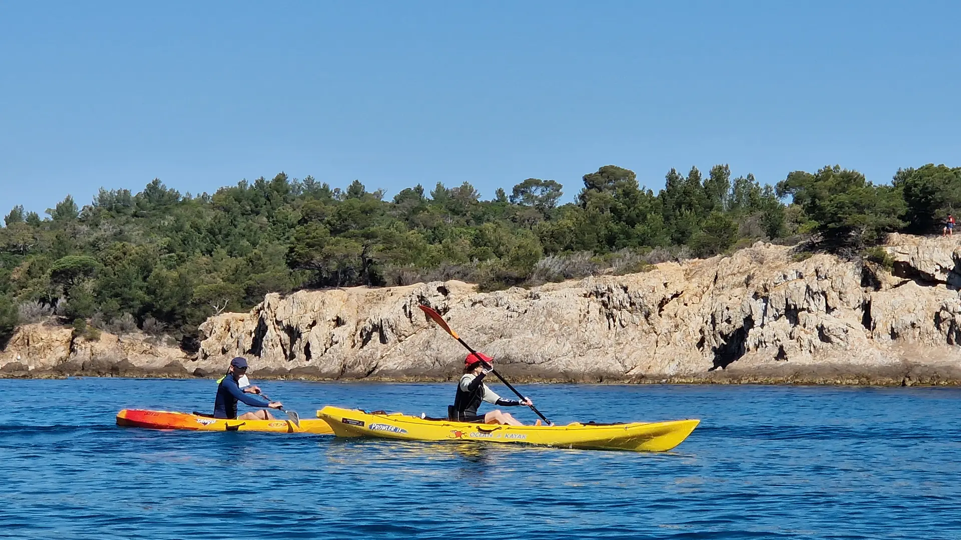 Sortie kayak accompagnée avec avec moniteur La Londe