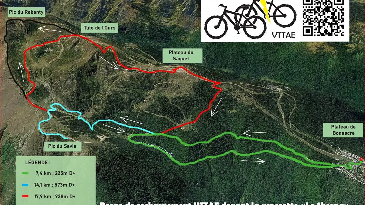 plan des pistes