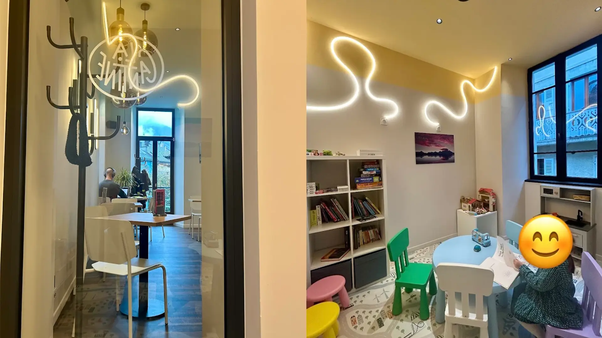 Espace Coworking + espace jeux