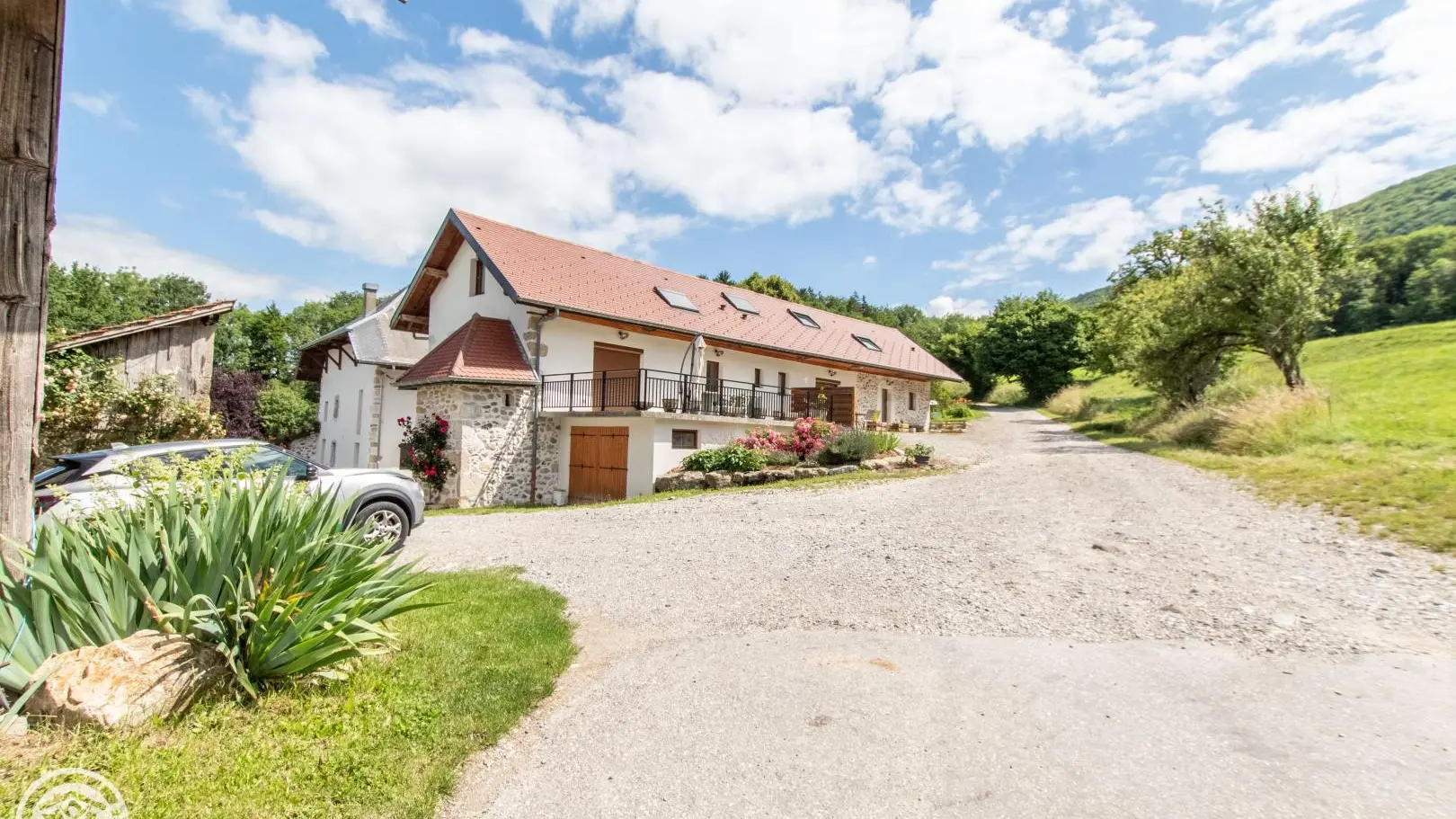 Accès vers le gîte