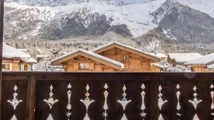 Balcon face aux glaciers