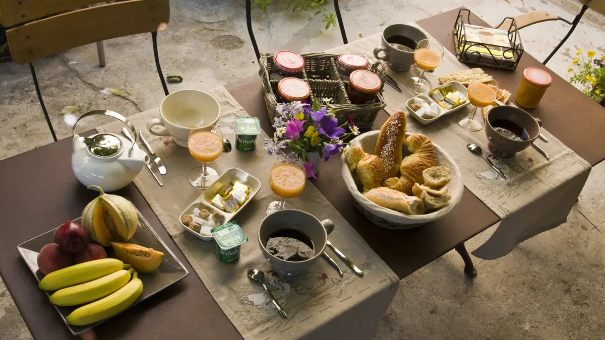 Table du petit déjeuner