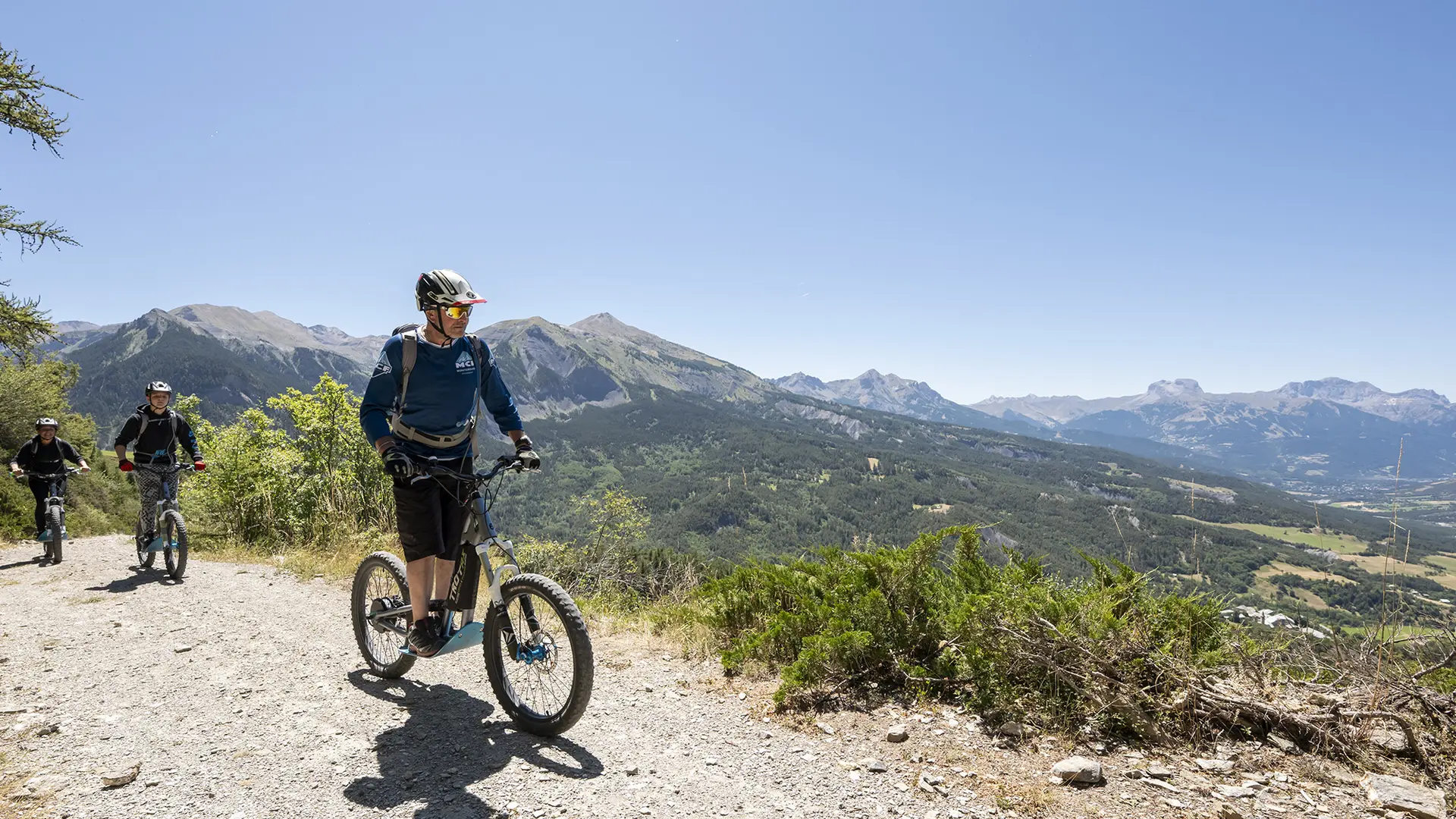 Trottinettes électriques tout-terrain avec Trott'In Ubaye