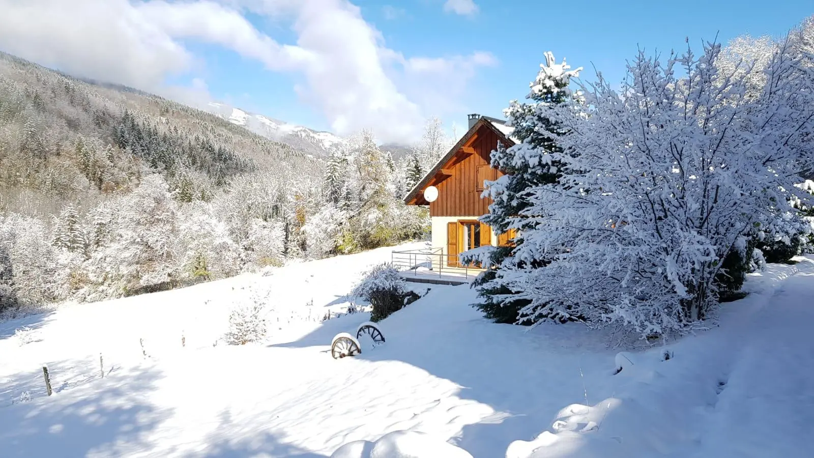 La maison l'hiver