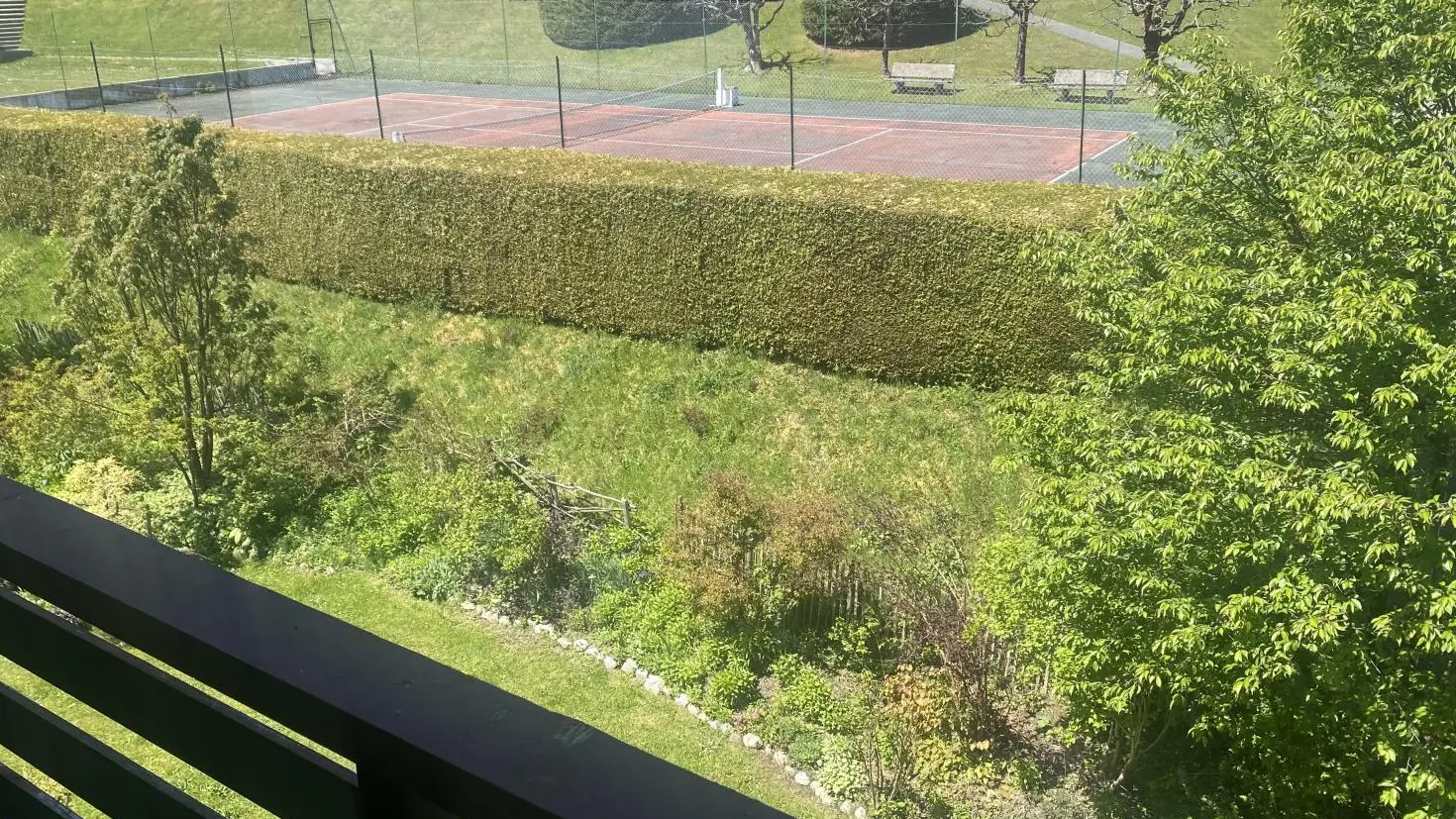 Court de tennis gratuit en été