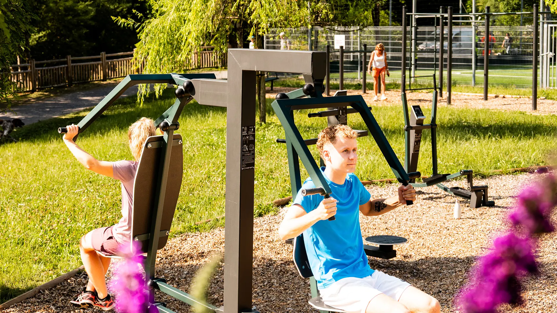 Aire de fitness en plein air_Le Grand-Bornand