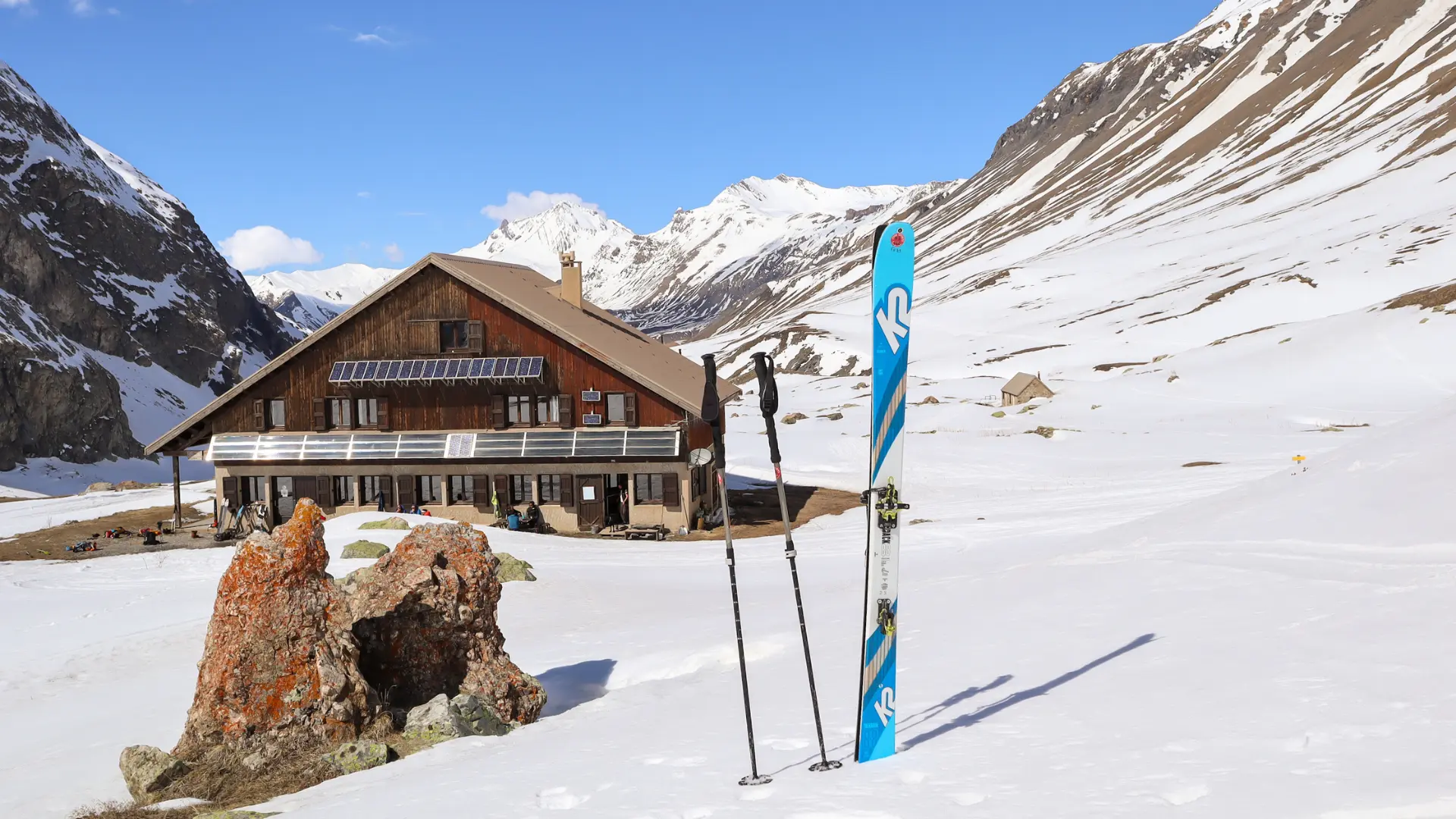 Refuge de l'Alpe en ski de randonnée