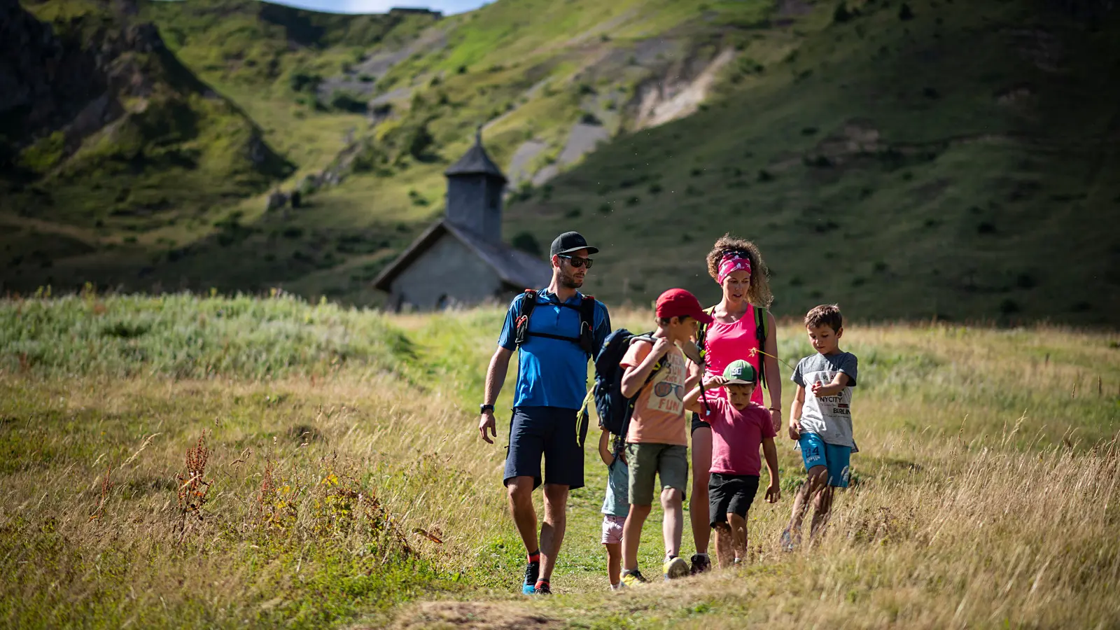 Randonnée en famille au Grand-Bornand