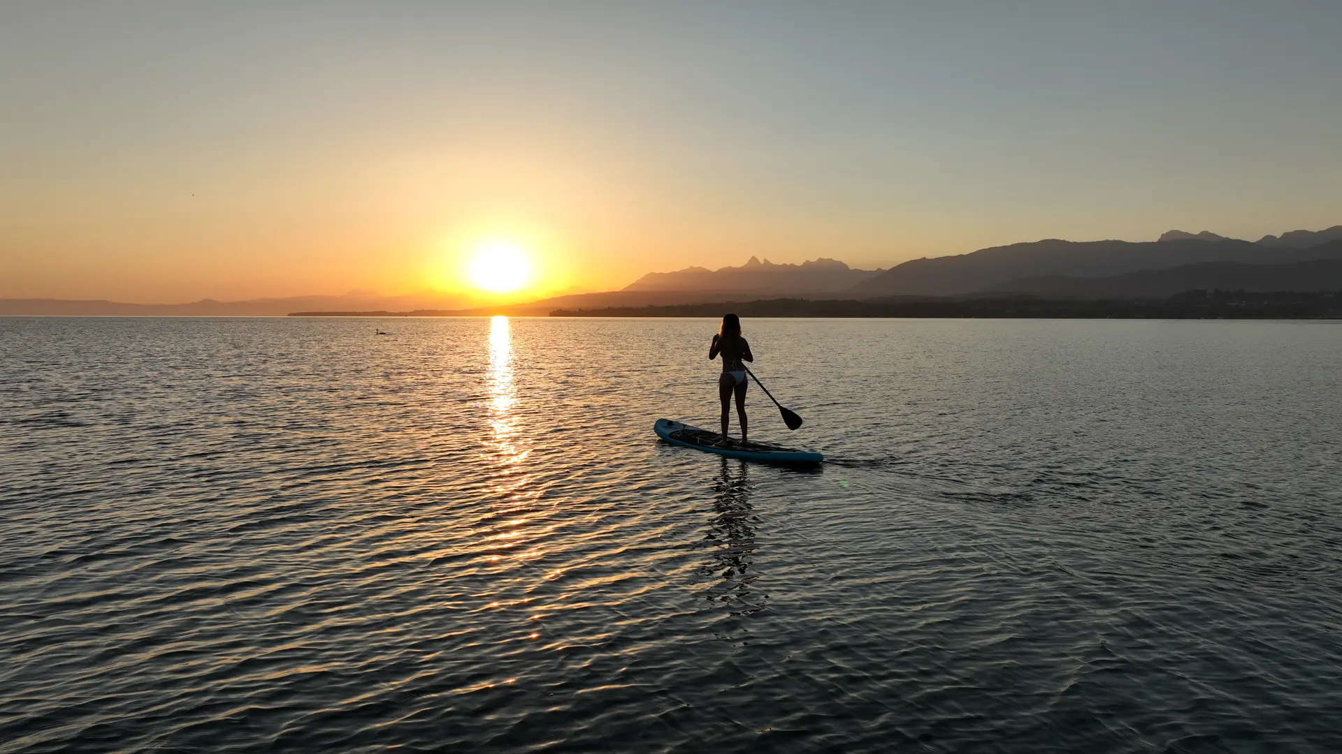 Paddle lever de soleil Excenevex