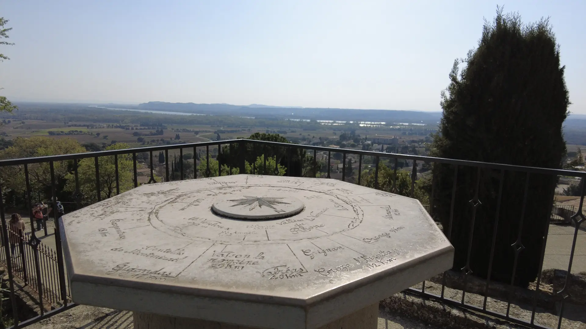 Table d'orientation Châteauneuf-du-Pape