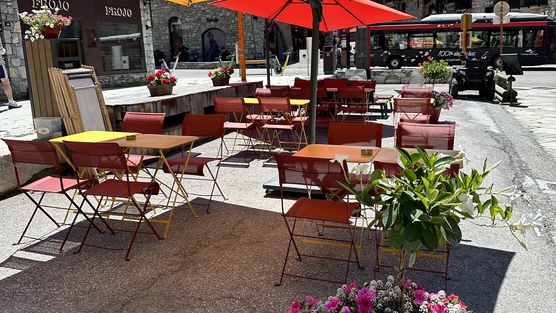 Terrasse - Le Bambou Val d'Isère