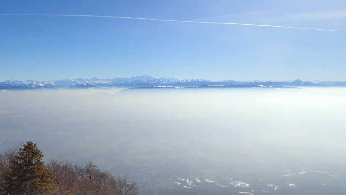 Gite d'Appolline vue sur le Mont Blanc