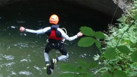 Canyoning dans la Semine à Belleydoux
