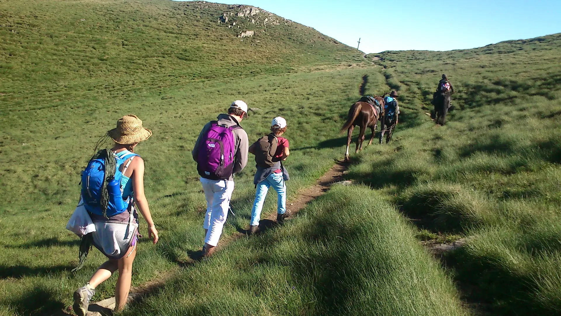 Sortie rando et cheval